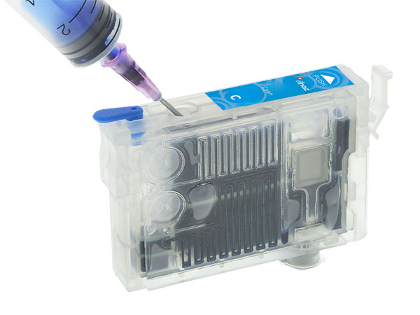 refilling rihac refillable ink cartridge epson SC-P405